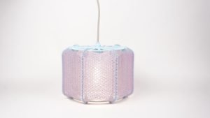 Lampe de table // Bleu et lila – Image 9
