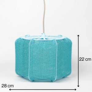 Lampe de table // Bleu et turquoise – Image 10