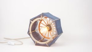 Lampe de table // Sable et bleu – Image 7