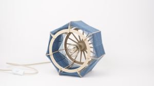 Lampe de table // Sable et bleu – Image 8
