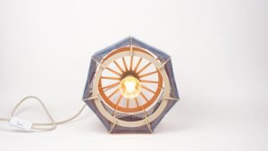 Lampe de table // Sable et bleu – Image 3