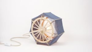 Lampe de table // Sable et bleu – Image 5