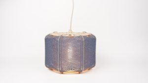 Lampe de table // Sable et bleu – Image 9