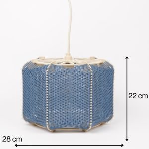 Lampe de table // Sable et bleu – Image 10