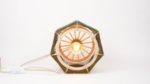 Lampe de table // Sable et vert – Image 3