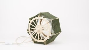 Lampe de table // Sable et vert – Image 6