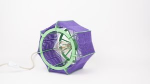 Lampe de table // Vert et violet – Image 8