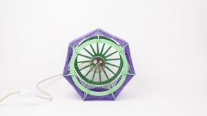 Lampe de table // Vert et violet – Image 4