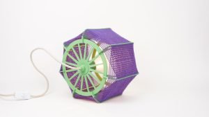 Lampe de table // Vert et violet – Image 5