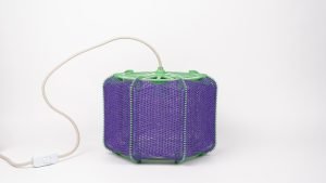 Lampe de table // Vert et violet – Image 2