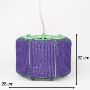 Lampe de table // Vert et violet – Image 10